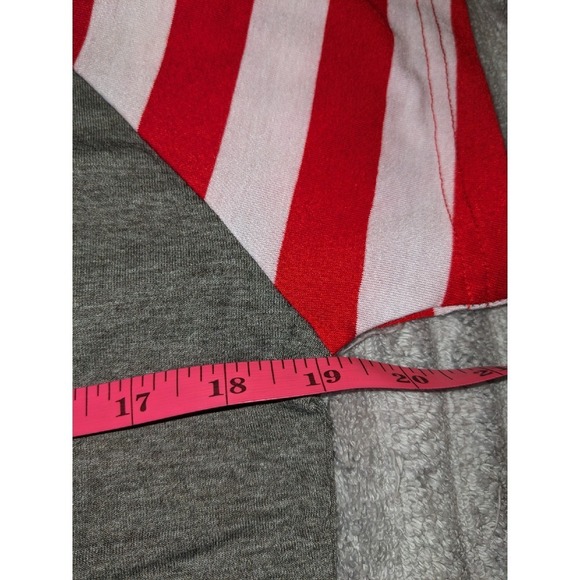 Sign Here Gray Midi Dress Patriotic American Flag Sleeves Women's Size L NWOT - Picture 9 of 9